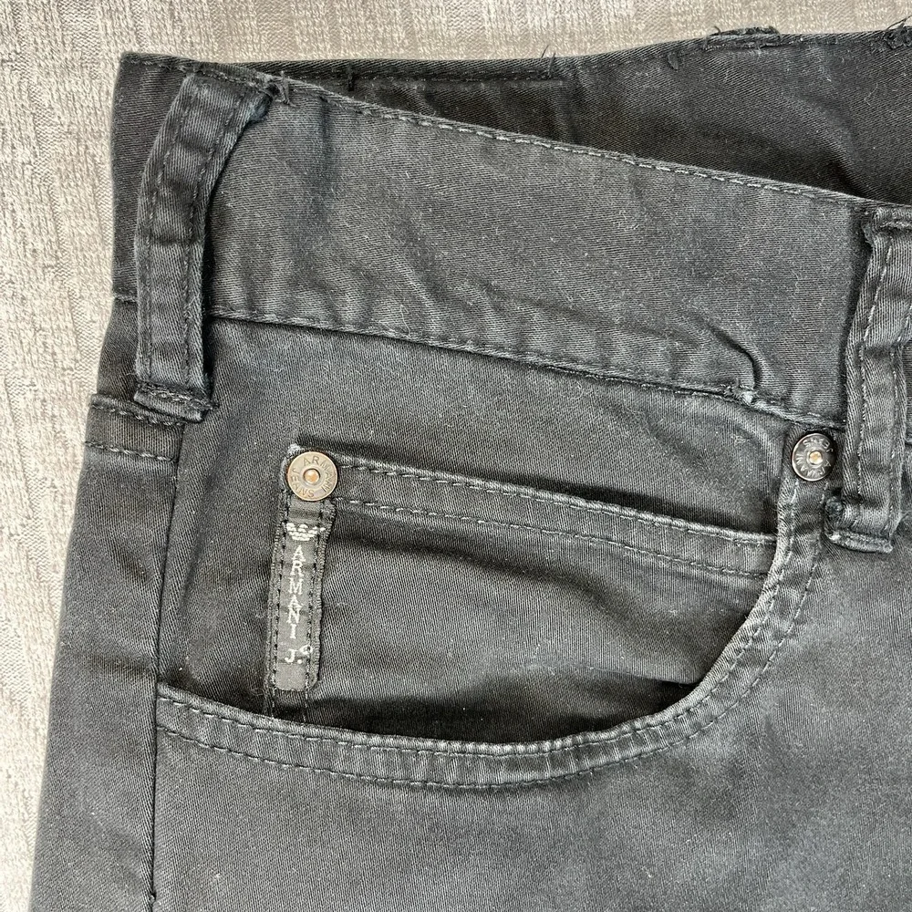 Armani exchange relaxed‎ Men 38/35X29 Black distressed black Pants (Giorgio)